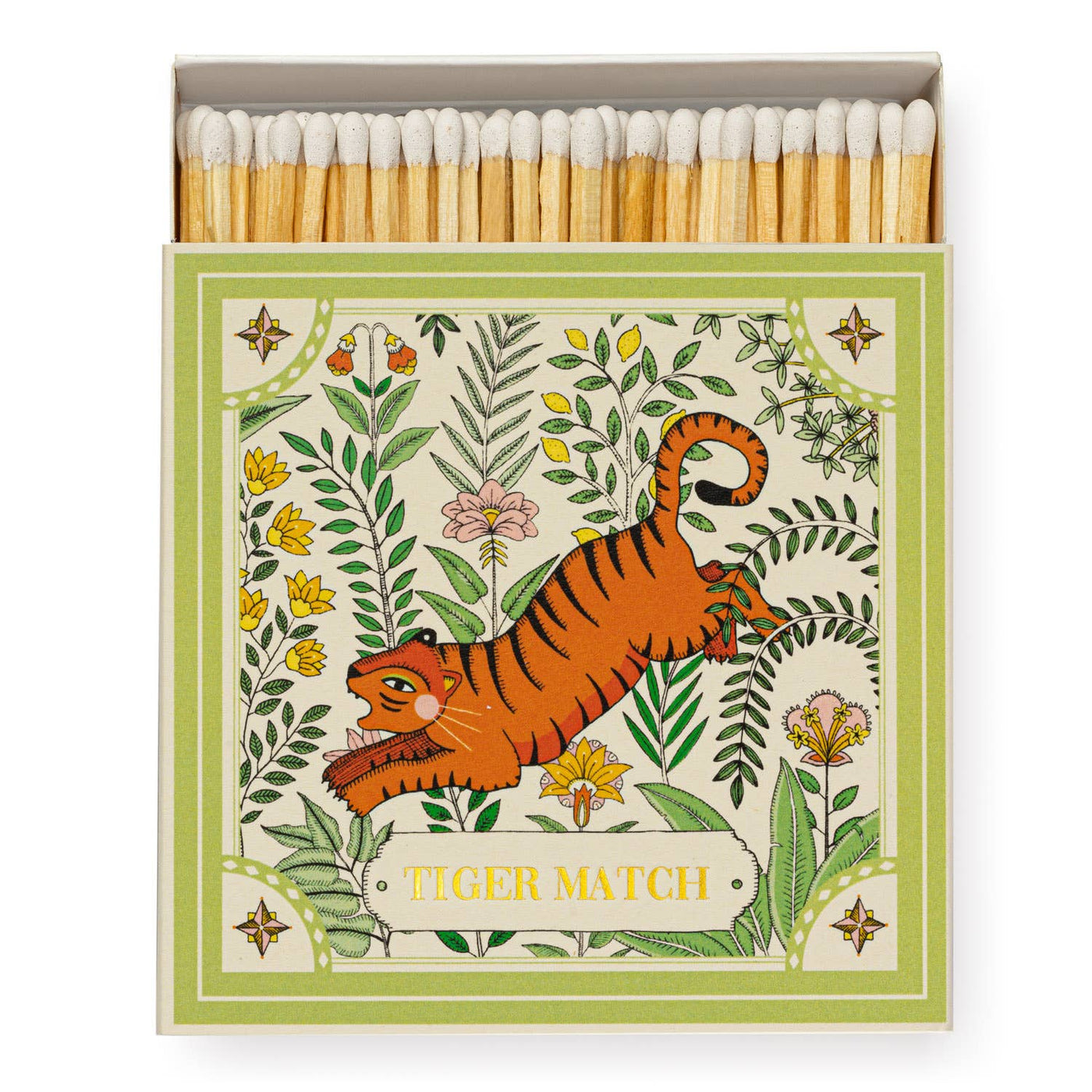 Ariane's Green Tiger Matchbook - The Grey Pearl