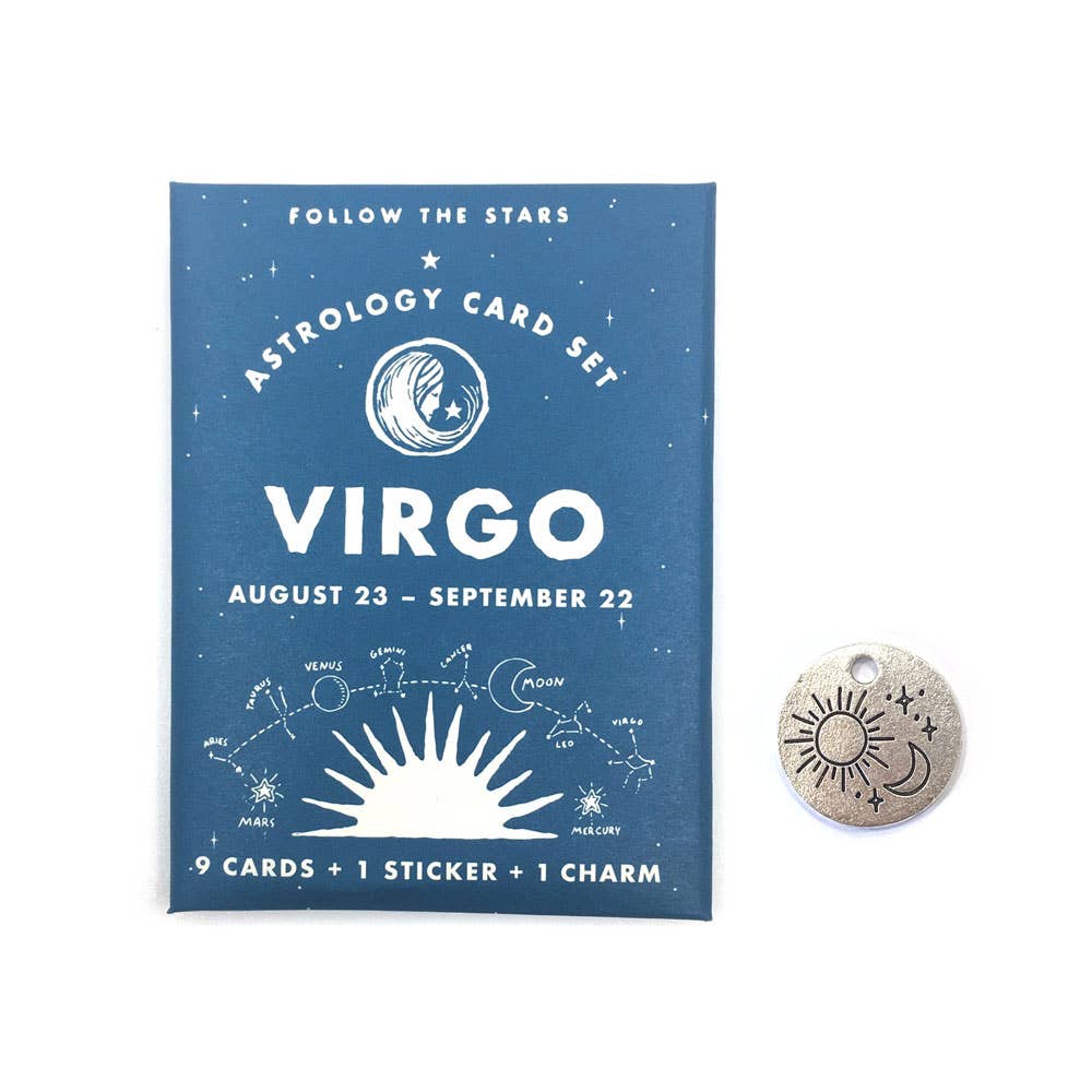 Astrology Card Pack - Virgo (Aug 23 - Sept 22) - The Grey Pearl