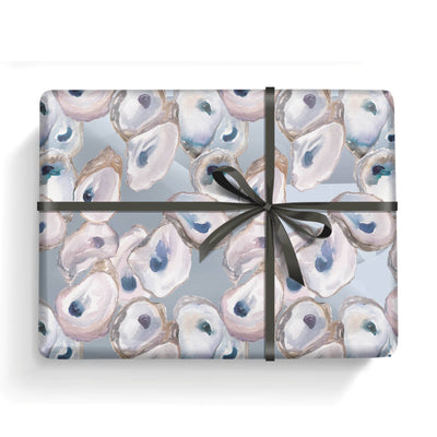 Oyster Shell Wrapping Paper - The Grey Pearl