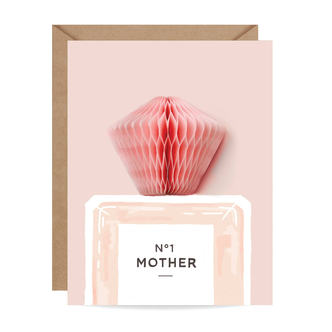 No. 1 Mother Pop-up Mother's Day Card - The Grey Pearl