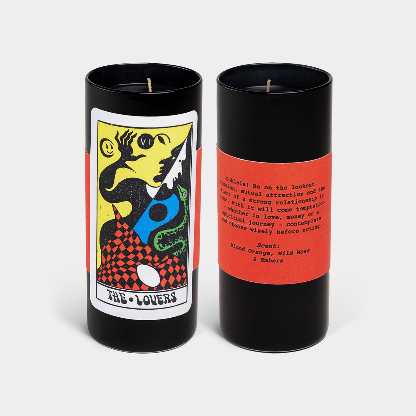 The Lovers Tarot Candle - The Grey Pearl
