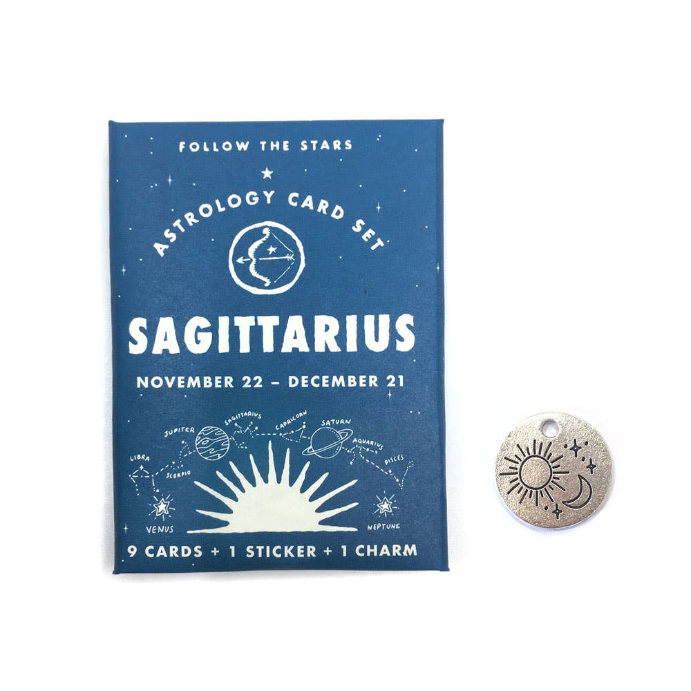 Astrology Card Pack - Sagittarius (Nov 22 - Dec 21) - The Grey Pearl