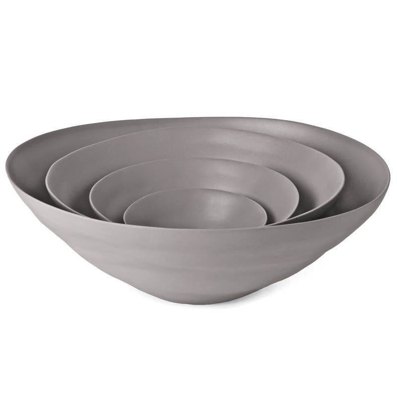 Large Ripple Bowl - The Grey Pearl