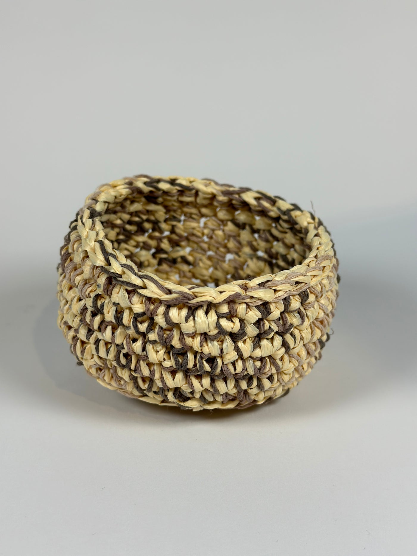 Crocheted Basket by Gay Steinhorn - The Grey Pearl