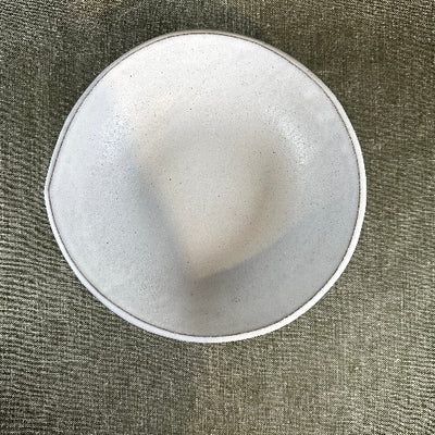 Footed Bowl by Mondays Ceramics - Medium - The Grey Pearl