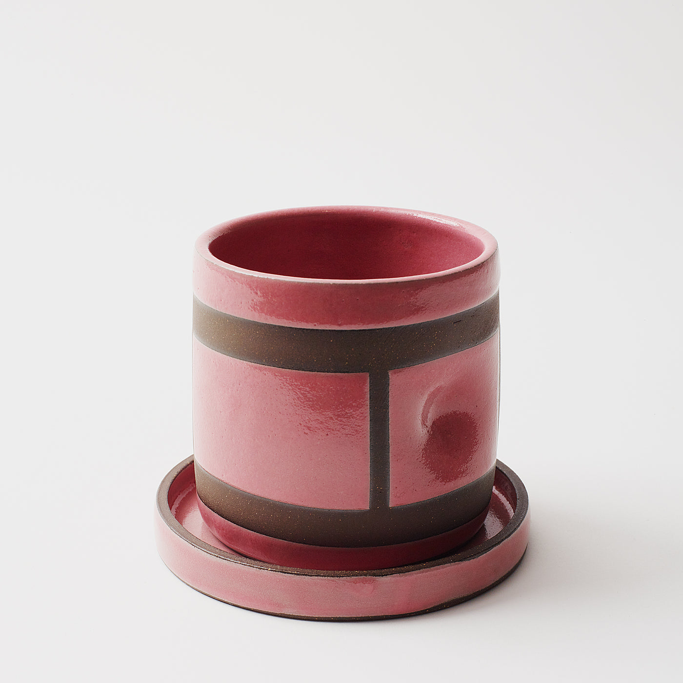 Color Block Cup and Saucer by Nonna Hall
