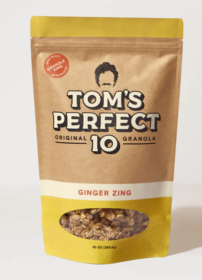 Tom's Perfect 10 Granola Ginger Zing - The Grey Pearl