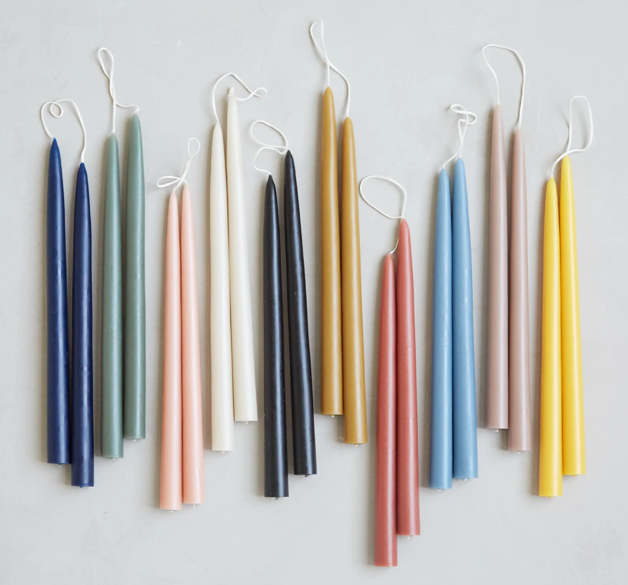 Candle Tapers by The Floral Society - The Grey Pearl