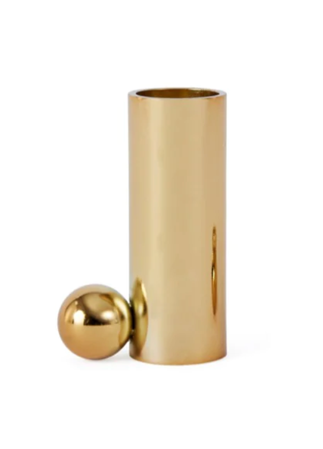 Tall Brass Candle Holder by Oyoy Living Design - The Grey Pearl