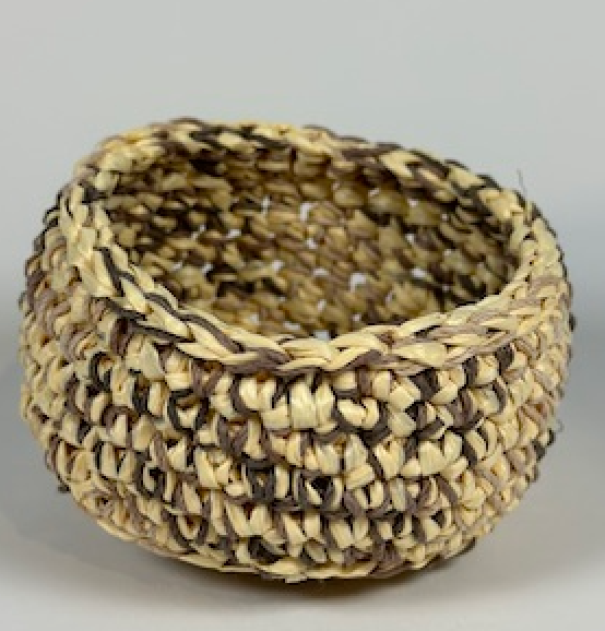 Crocheted Basket by Gay Steinhorn - The Grey Pearl