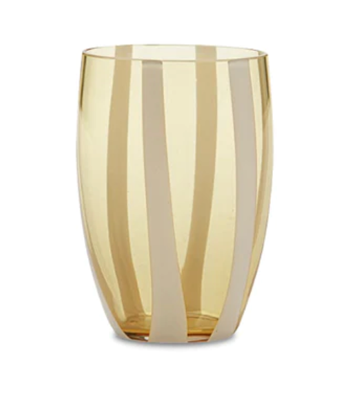 Striped Tumbler Pair by Zafferano - The Grey Pearl