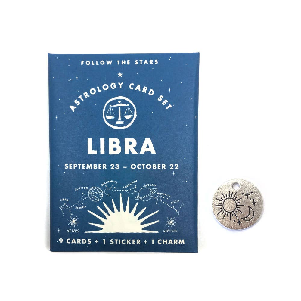 Astrology Card Pack - Libra (Sept 23 - Oct 22) - The Grey Pearl