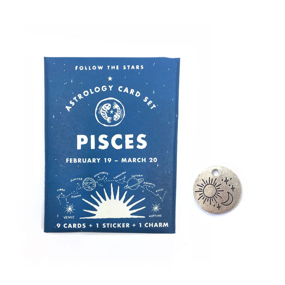 Astrology Card Pack - Pisces (Feb 19 - Mar 20) - The Grey Pearl