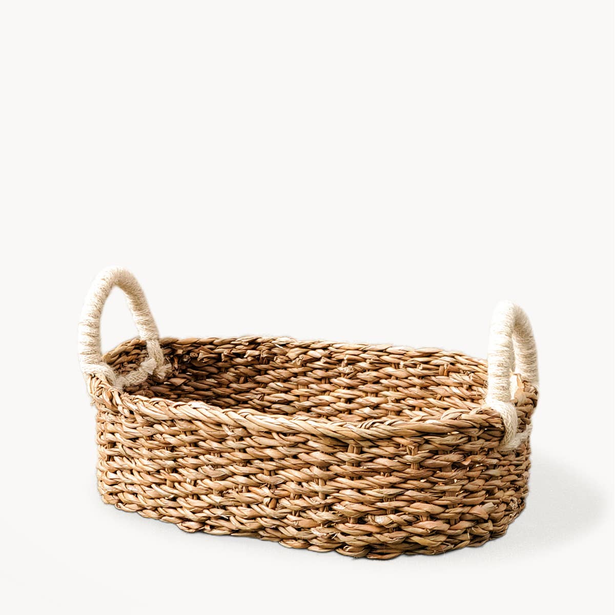 Handwoven Oval Basket